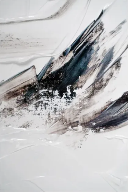 Detail Brush Stroke Texture Background White Number 8