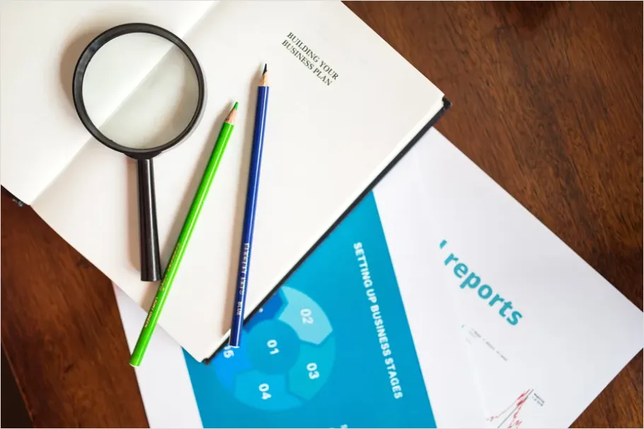 Detail Business Strategy Planning On Paper Flat Lay Number 4