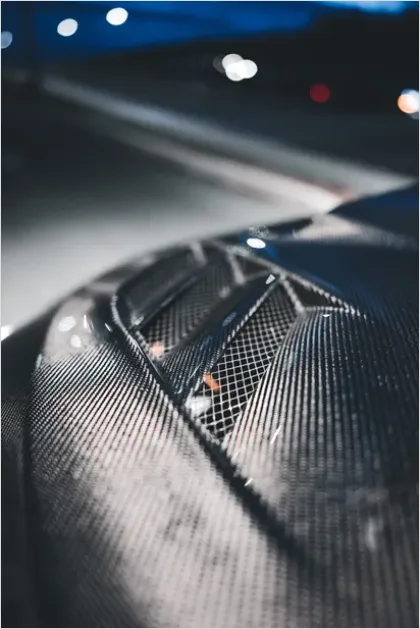 Detail Carbon Fiber Texture Background Diagonal Number 14