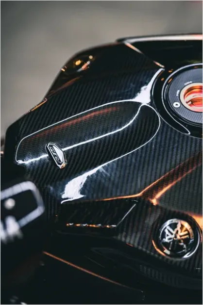 Detail Carbon Fiber Texture Background Diagonal Number 16