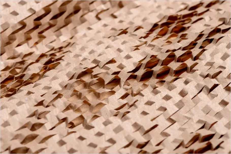 Detail Cardboard Texture Background Corrugated Number 11