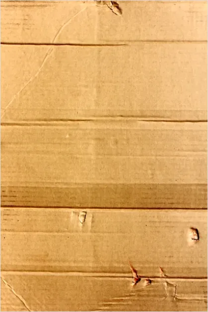Detail Cardboard Texture Background Corrugated Number 6