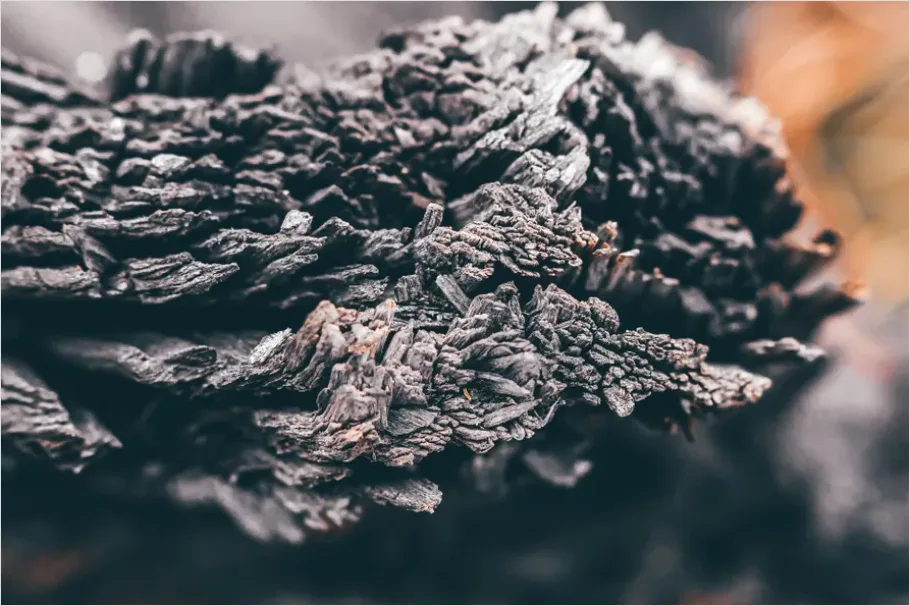 Detail Charcoal Texture Background Grunge Number 9