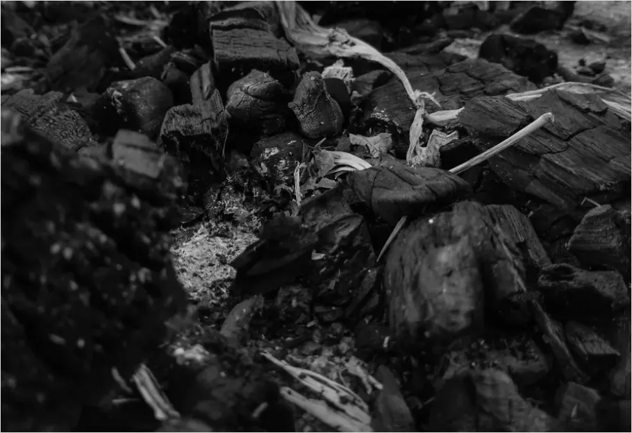 Detail Charcoal Texture Background Grunge Number 10