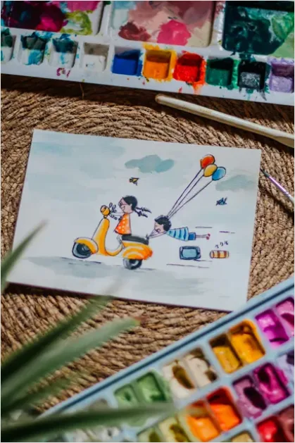 Detail Children Book Illustration Colorful Scene Number 9