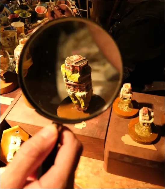 Detail Clay Sculpture Miniature Art Close Up Number 13
