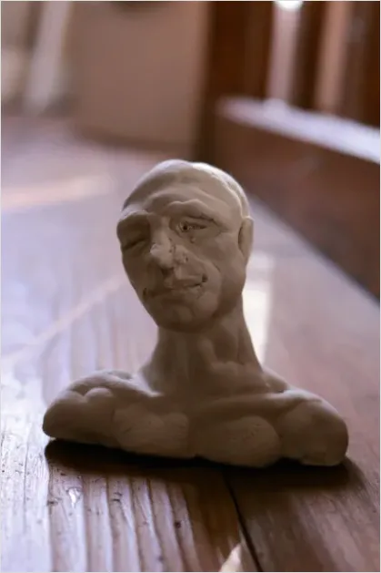 Detail Clay Sculpture Miniature Art Close Up Number 3