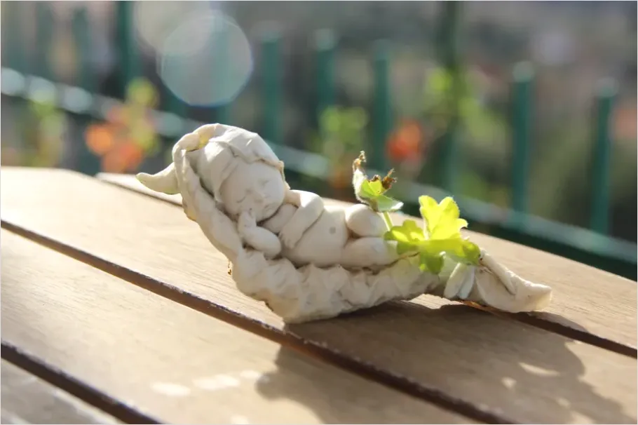 Detail Clay Sculpture Miniature Art Close Up Number 5