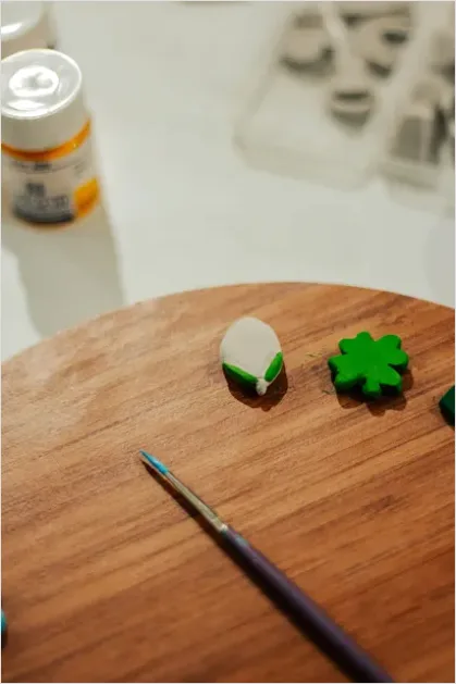 Detail Clay Sculpture Miniature Art Close Up Number 6
