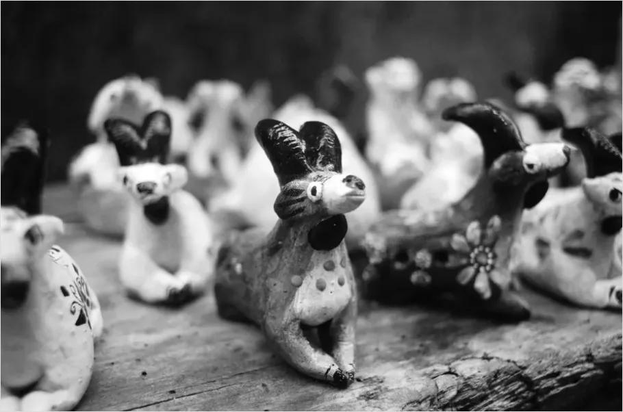 Detail Clay Sculpture Miniature Art Close Up Number 9
