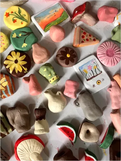 Detail Clay Sculpture Miniature Art Close Up Number 10