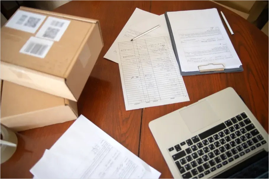 Detail Compliance Paperwork Office Desk Photo Number 8