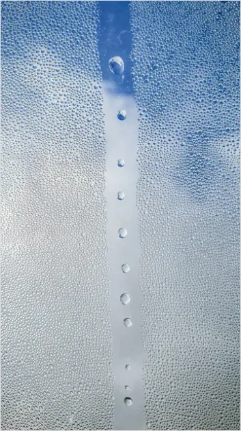 Detail Condensation On Glass Texture Background Number 11