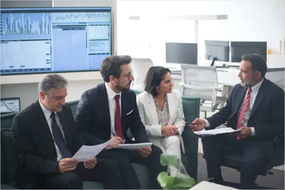 Detail Consultant Presenting Financial Strategy Photo Number 14