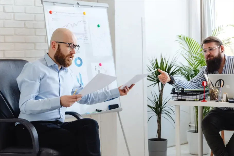 Detail Consultant Presenting Financial Strategy Photo Number 15