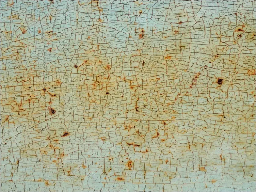 Detail Cracked Paint Texture Background Distressed Number 13