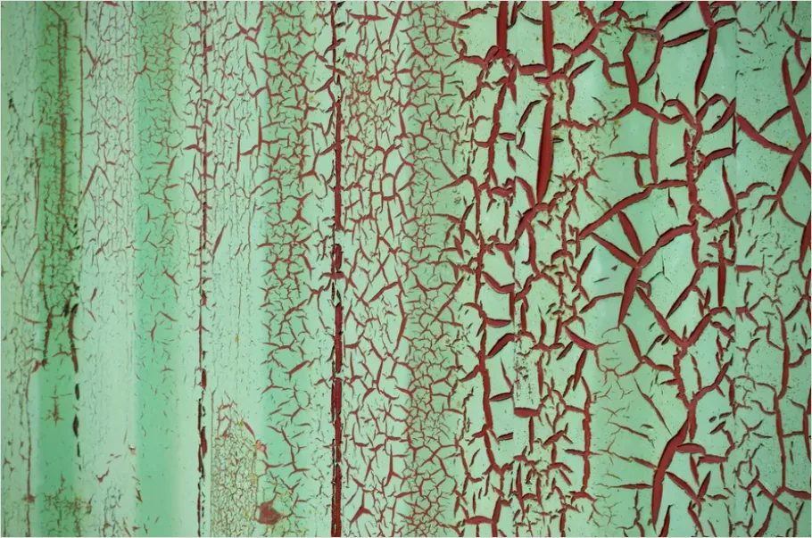 Detail Cracked Paint Texture Background Distressed Number 4