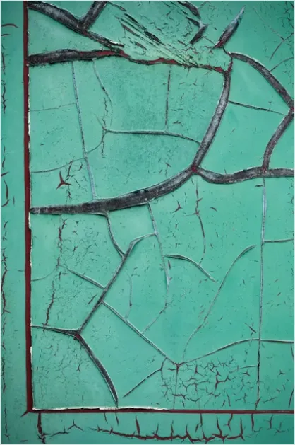 Detail Cracked Paint Texture Background Distressed Number 7