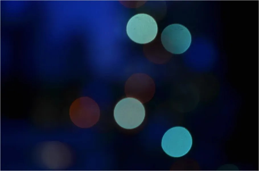 Detail Defocused Lights Background Blue Bokeh Number 11