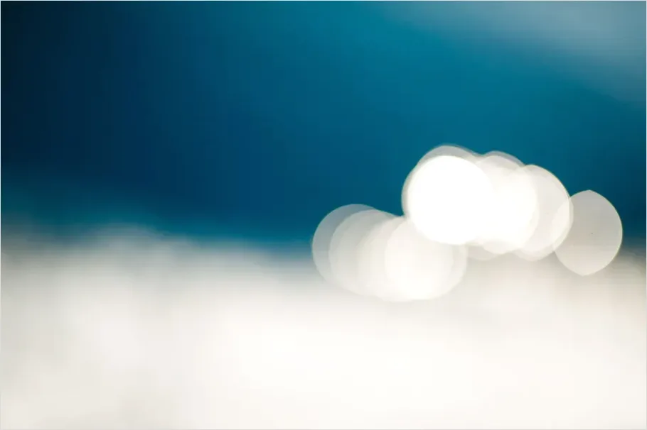 Detail Defocused Lights Background Blue Bokeh Number 13