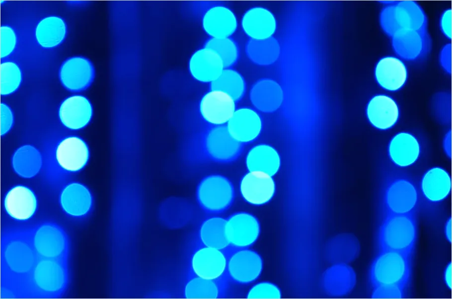 Detail Defocused Lights Background Blue Bokeh Number 9