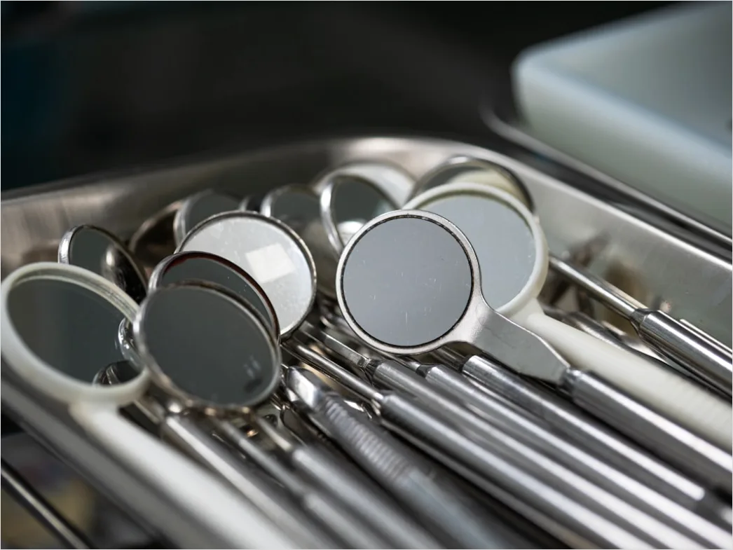 Detail Dental Cleaning Tools Tray Flat Lay Number 13