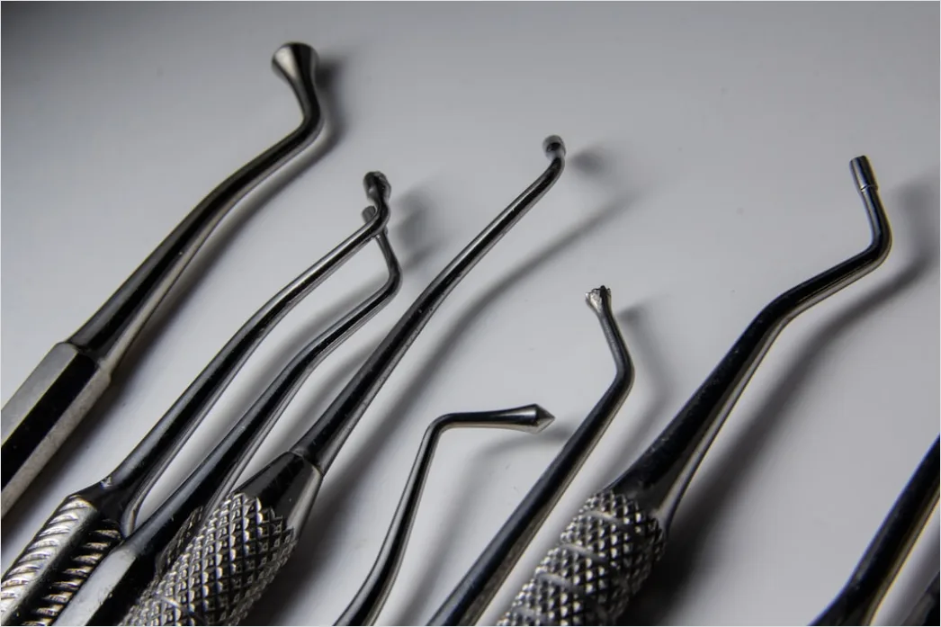 Detail Dental Cleaning Tools Tray Flat Lay Number 14