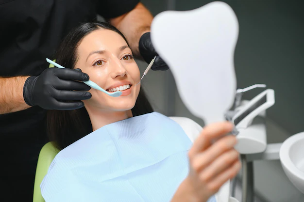 Detail Dentist Examining Patient Mouth Close Up Number 22