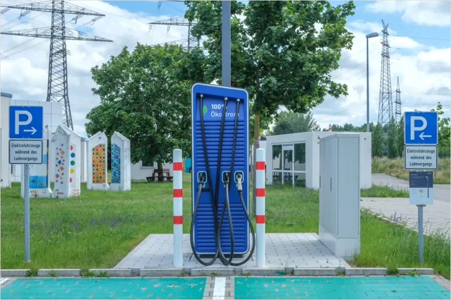 Electric Vehicle Charging Infrastructure Photo Dc5a