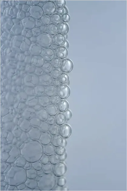 Detail Foam Texture Background Macro Close Up Number 15