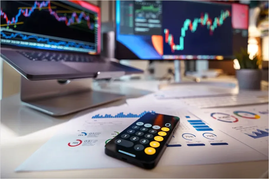 Detail Forex Trading Chart On Screen Photo Number 13