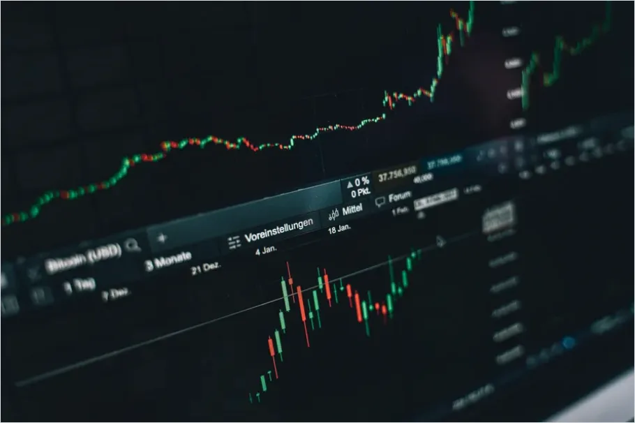 Detail Forex Trading Chart On Screen Photo Number 4