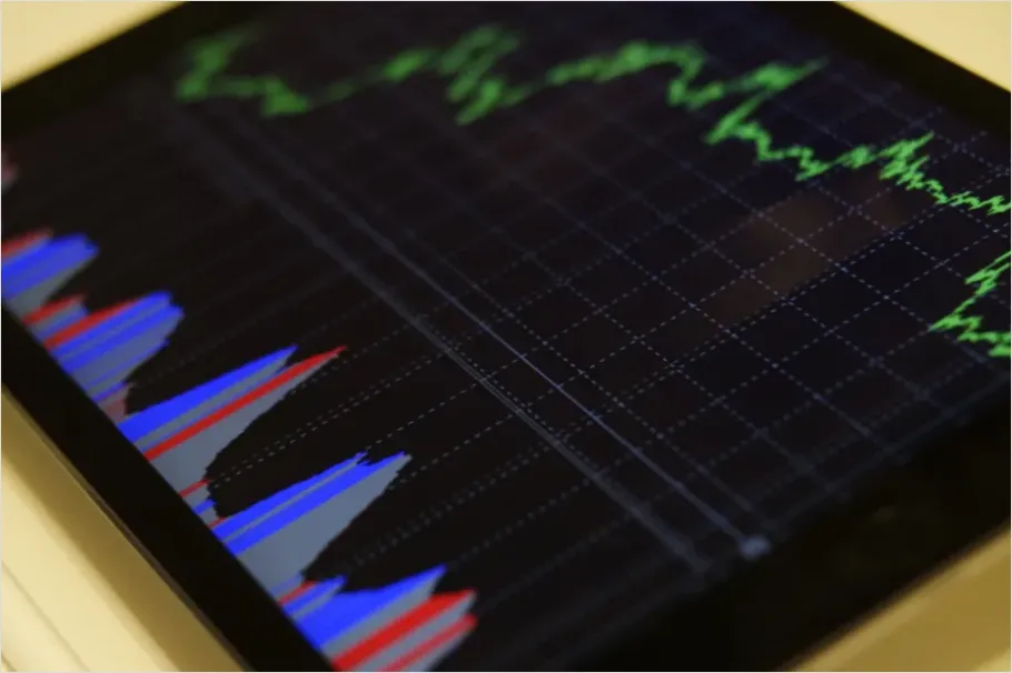 Detail Forex Trading Chart On Screen Photo Number 5
