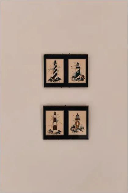 Detail Framed Art Prints On Wall Mockup Number 12
