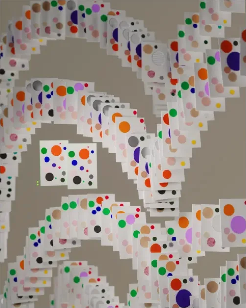 Detail Generative Art Abstract Algorithm Pattern Number 2