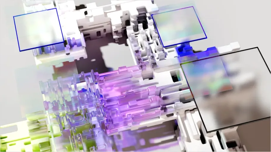 Detail Generative Art Abstract Algorithm Pattern Number 13