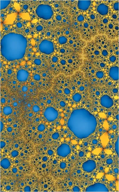 Detail Generative Art Abstract Algorithm Pattern Number 4