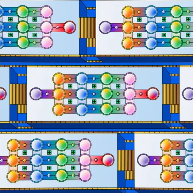 Detail Generative Art Abstract Algorithm Pattern Number 10