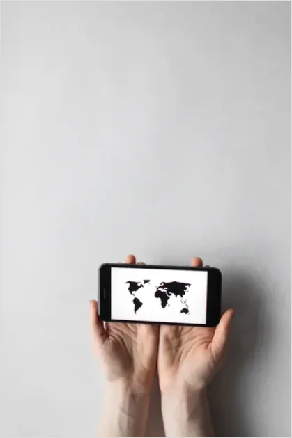 Global Business Network World Map Photo 6667