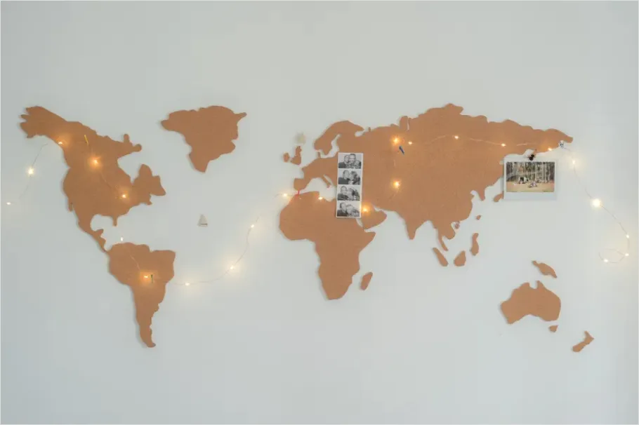 Detail Global Business Network World Map Photo Number 12