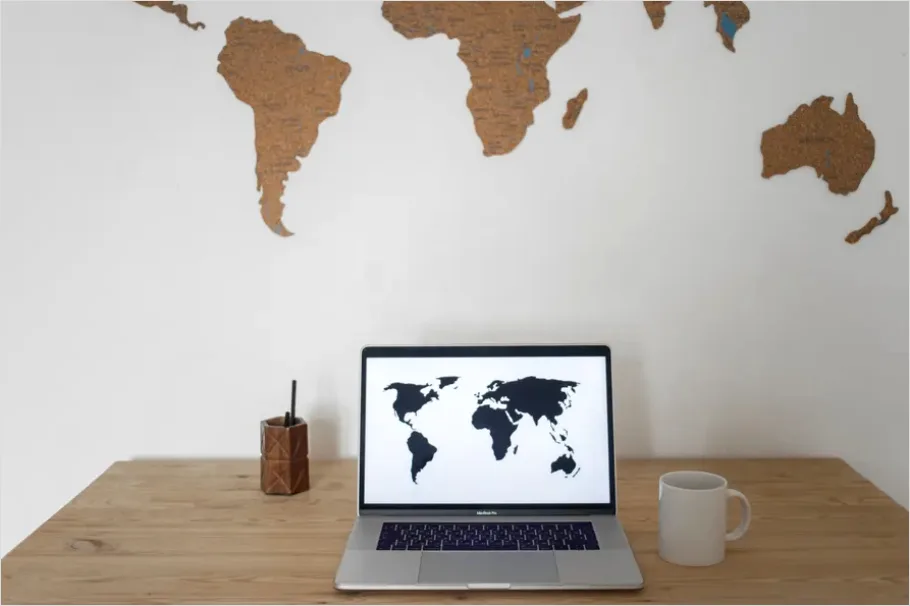 Detail Global Business Network World Map Photo Number 14