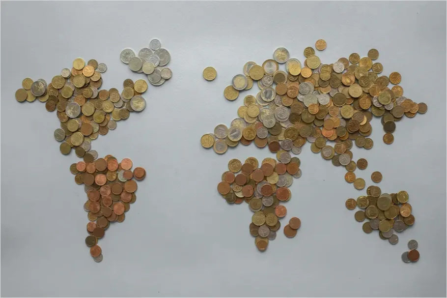 Detail Global Business Network World Map Photo Number 5