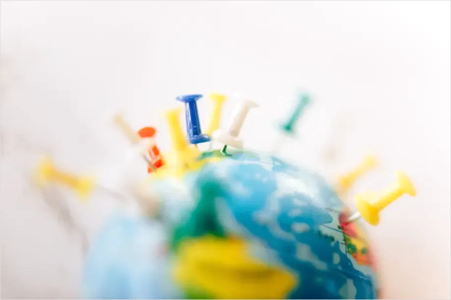 Detail Global Business Network World Map Photo Number 9