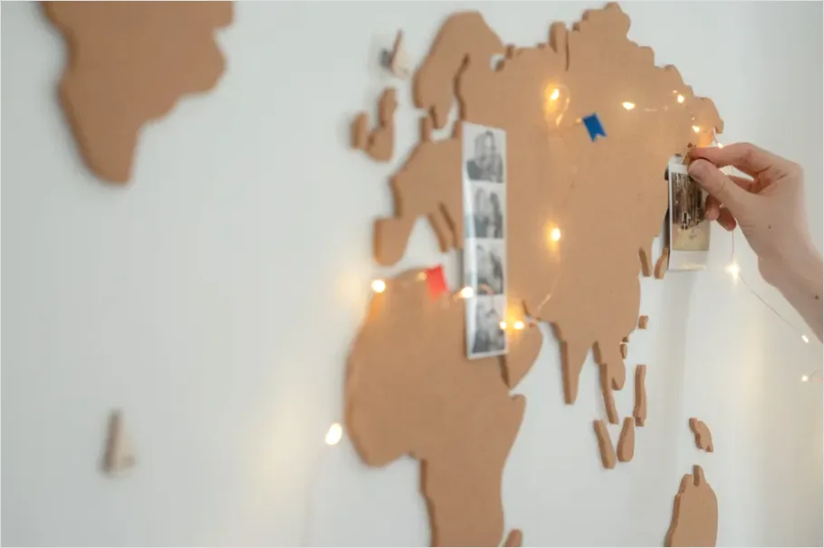 Detail Global Business Network World Map Photo Number 10
