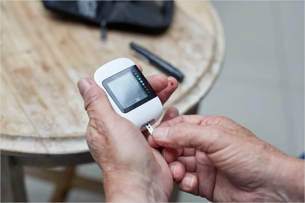 Detail Glucose Meter Diabetic Test Close Up Number 6
