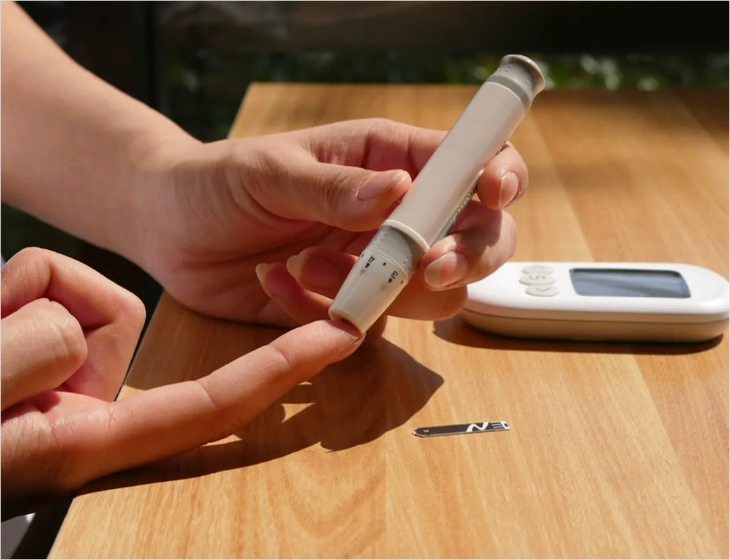 Detail Glucose Meter Diabetic Test Close Up Number 8