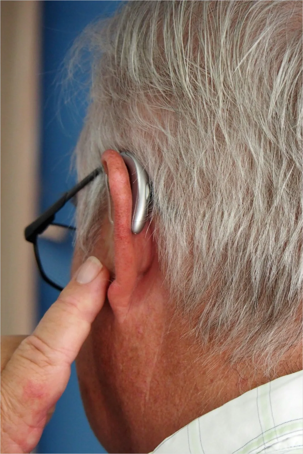 Detail Hearing Aids In Hand Close Up Number 11