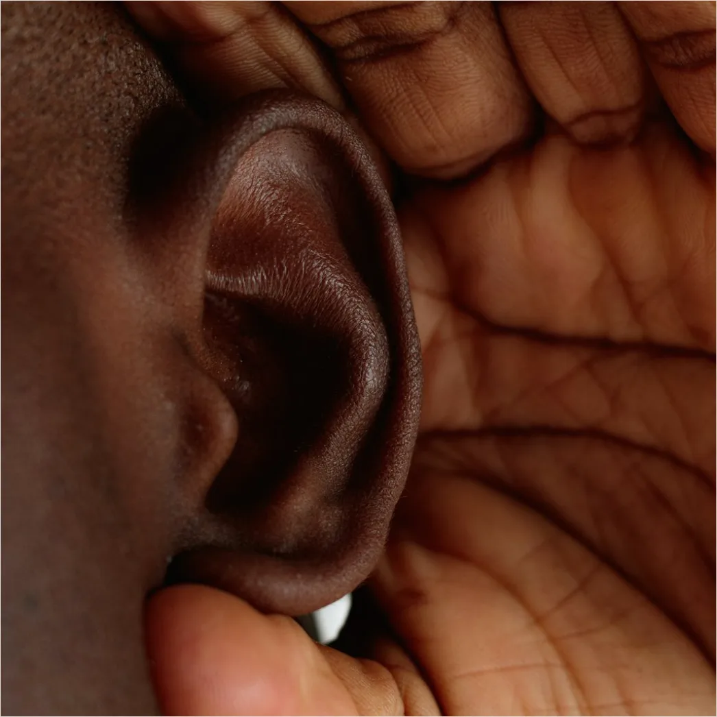 Detail Hearing Aids In Hand Close Up Number 16