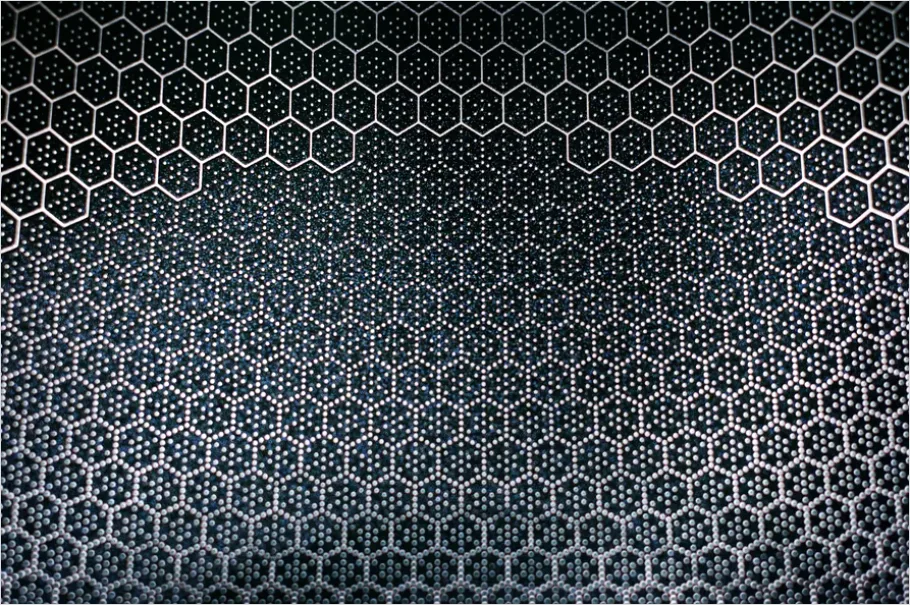 Detail Hexagon Pattern Background Seamless Modern Number 13