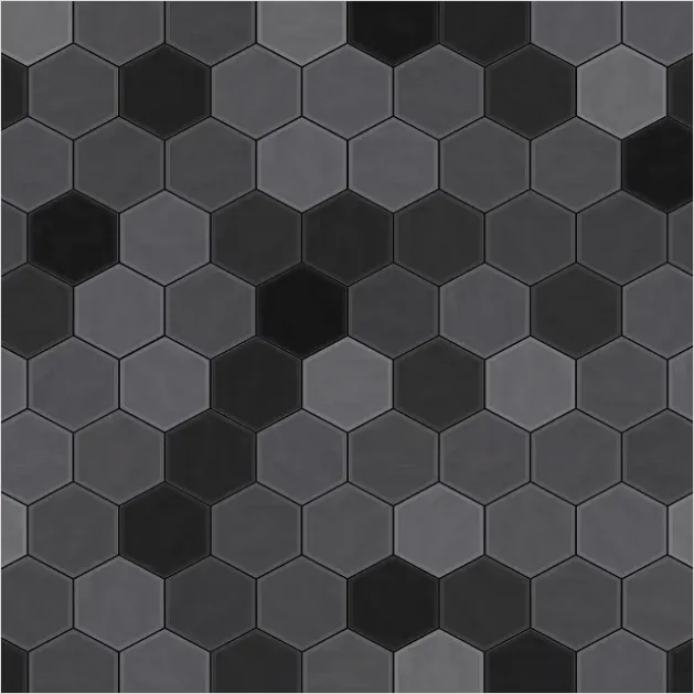Detail Hexagon Pattern Background Seamless Modern Number 5